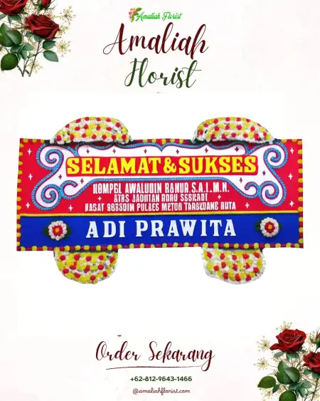 Papan Bunga Ucapan Selamat Cilangari